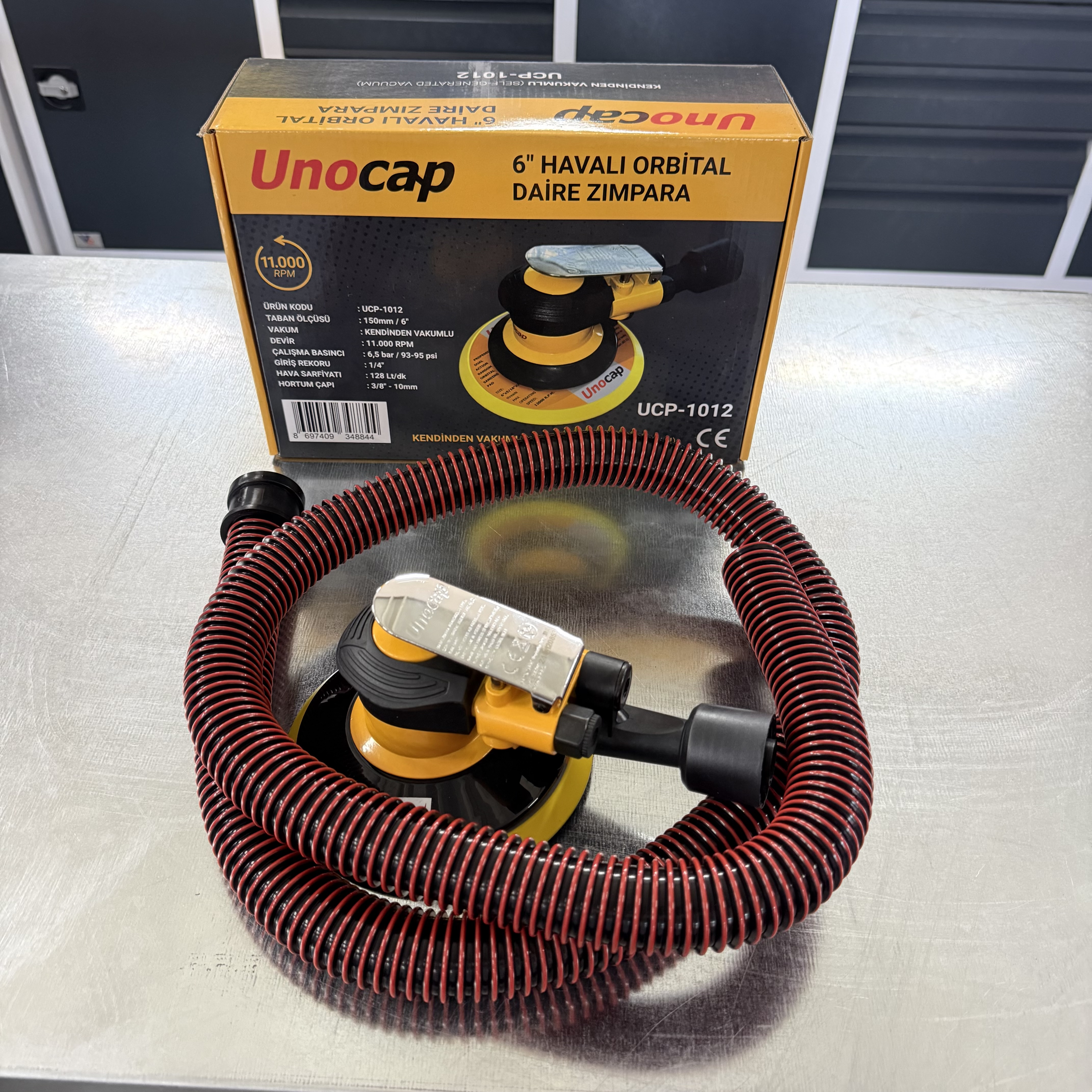Unocap Orbital Daire Zımpara 150mm