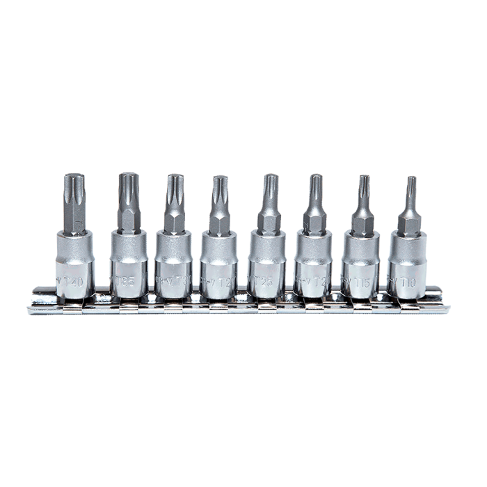 NT Tools Torx Lokma Seti Takımı 1/4 8 Parça NCSET14T